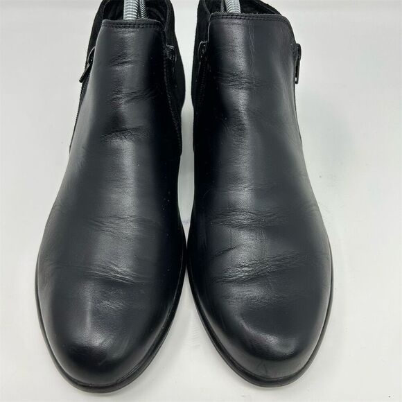 Naot Black Leather Ankle Booties Zip Closure Comfortable Size 41 (US 10-10.5) - Picture 5 of 11